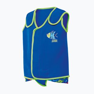 Zoggs Sea Saw detská vesta na plávanie modrá/zelená/červená