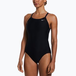 Dámske jednodielne plavky Nike Solid Racerback black