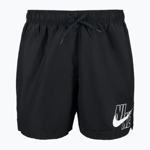 Pánske plavecké šortky Nike Logo Solid 5" Volley black NESSA566-001