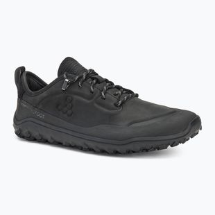 Pánska barefoot obuv Vivobarefoot Tracker Leather Low obsidian