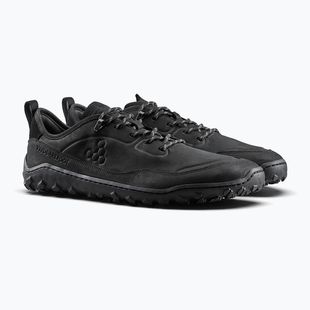 Pánske barefoot topánky Vivobarefoot Tracker Leather Low obsidian