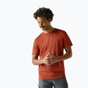 Pánske trekingové tričko REGATTA Fingal Edition rusty orange