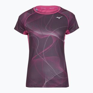 Dámske bežecké tričko Mizuno Aero Tee gape wine