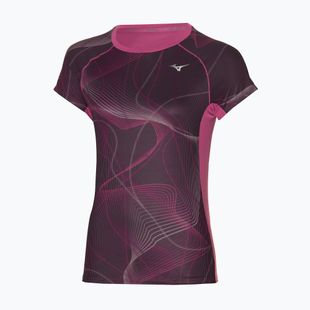 Dámske bežecké tričko Mizuno Aero Tee gape wine