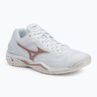 Dámska hádzanárska obuv Mizuno Wave Stealth V white/rose/snow white