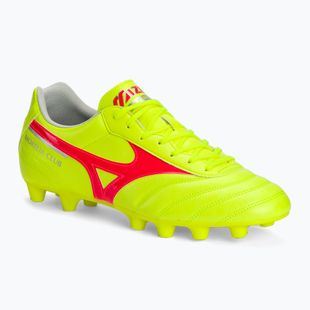 Pánske kopačky Mizuno Morelia II Club MD safety yellow/fiery coral 2/galaxy silver