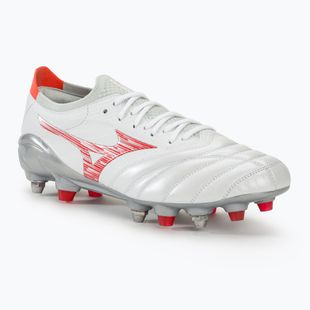 Pánske kopačky Mizuno Morelia Neo IV Β Japan Mix white/radiant red/hot coral