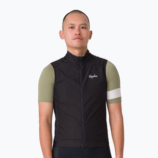 Pánska cyklistická vesta Rapha Core Gilet black/white