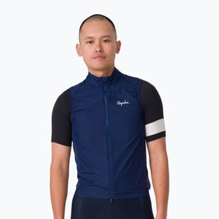 Pánska cyklistická vesta Rapha Core Gilet Navy/White