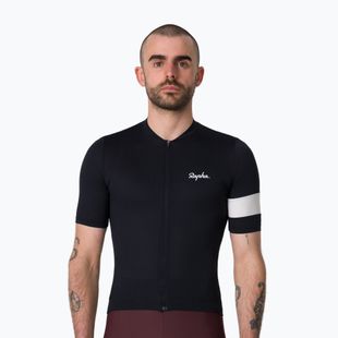 Pánsky cyklistický dres Rapha Core Lightweight Jersey black/white