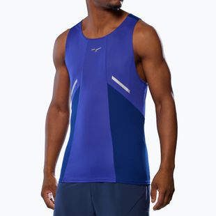 Pánske bežecké tričko Mizuno DryAeroFlow Tank reflexblue