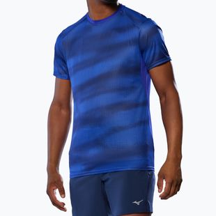 Pánske bežecké tričko Mizuno DryAeroFlow Graphic Tee reflex blue