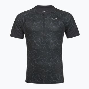 Pánske bežecké tričko Mizuno Graphic Trail Tee black
