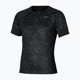Pánske bežecké tričko Mizuno Graphic Trail Tee black