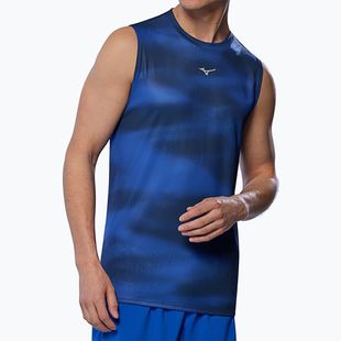 Pánske bežecké tričko Mizuno Core Graphic Sleeveless reflex blue