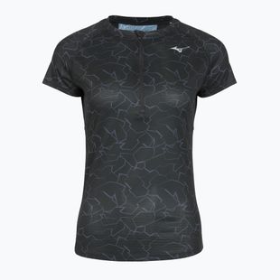 Dámske bežecké tričko Mizuno Graphic Trail Tee black