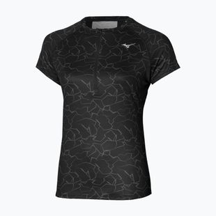 Dámske bežecké tričko Mizuno Graphic Trail Tee black