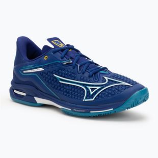 Pánské tenisové boty Mizuno Wave Exceed Tour 6 CC bellwether blue/ white/ fjord blue