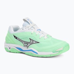 Topánky Mizuno Wave Stealth 6 neo mint/black/frontier blue