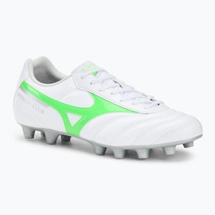 Pánske kopačky Mizuno Morelia II Club Md white/neon green/galaxy silver