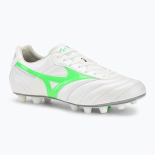 Pánske kopačky Mizuno Morelia II Elite Md white/neon green/galaxy silver