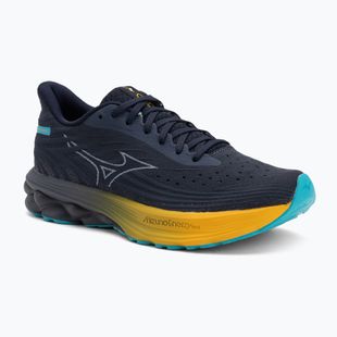 Pánske bežecké topánky Mizuno Wave Skyrise 6 odyssey gray/icelandic blue/citrus