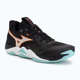 Volejbalové topánky Mizuno Wave Momentum Elite black/tangelo/ice green