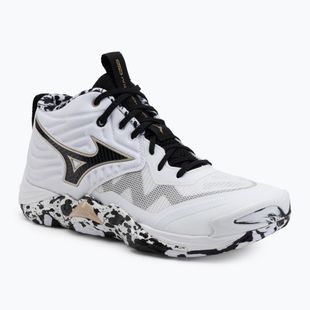Volejbalové topánky Mizuno Wave Momentum Elite Mid white/black/ge gold