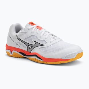 Hádzanárske topánky Mizuno Wave Phantom 3 white/fiery coral 2/citrus