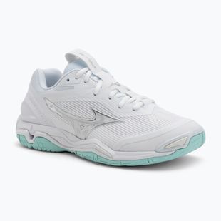 Dámske hádzanárske topánky Mizuno Wave Stealth 6 white/blue tint
