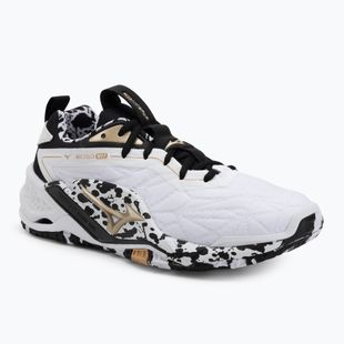 Halové  topánky Mizuno Wave Stealth Neo 2 white/black/gold