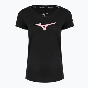 Dámske bežecké tričko Mizuno Core Runbird Tee black/mauve