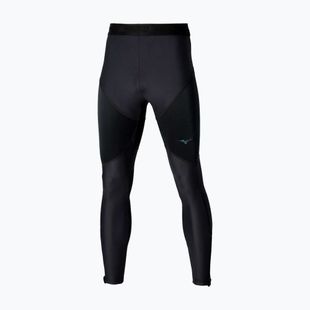 Pánske bežecké legíny Mizuno Tech Thermal Charge Long black