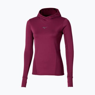 Dámska bežecká mikina Mizuno Active Warm Hooded dark purple
