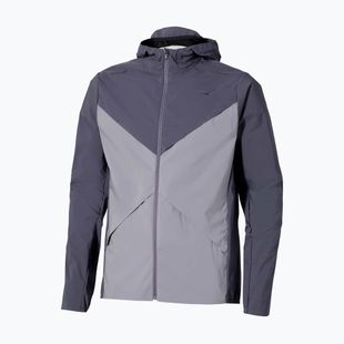 Pánska bežecká bunda Mizuno Tech Thermal Charge Hooded quiksilver