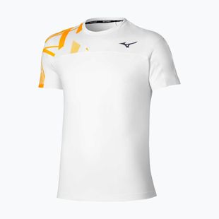 Pánske tenisové tričko Mizuno Daybreakers Shadow white/citrus