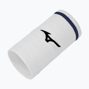 Potítko Mizuno Wristband Long With Line 6P white/estate blue