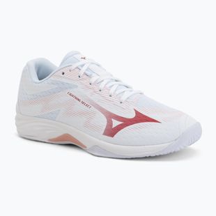 Dámske volejbalové topánky Mizuno Lightning Select white/rose elegance/lava falls
