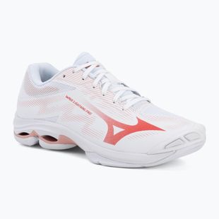 Dámske volejbalové topánky Mizuno Wave Lightning Pro white/rose elegance/lava falls
