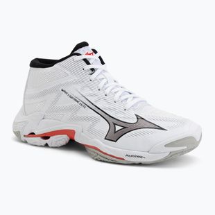 Volejbalové topánky Mizuno Wave Lightning Elite Mid white/black/fiery red