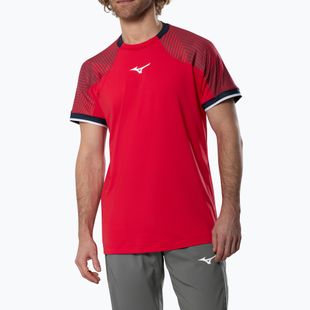 Pánske tričko Mizuno Stargazer Shadow Tee fiery red