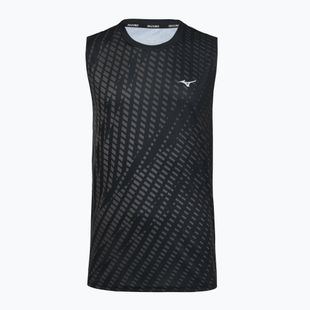Pánske bežecké tričko Mizuno Core Graphic Sleeveless black/gray