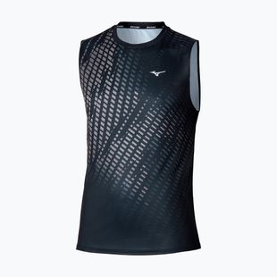 Pánske bežecké tričko Mizuno Core Graphic Sleeveless black/gray