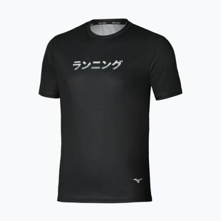 Pánske bežecké tričko Mizuno Core Graphic Tee black