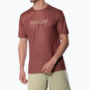 Pánske bežecké tričko Mizuno Core Graphic Tee copper brown