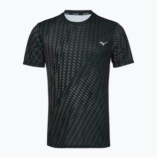 Pánske bežecké tričko Mizuno Core Graphic Tee black/gray