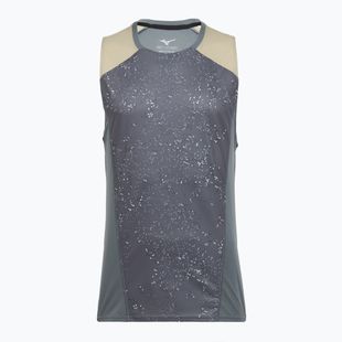 Pánske bežecké tričko  Mizuno Active DryAeroFlow Graphic Tank Top lava smoke