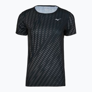 Dámske bežecké tričko Mizuno Core Graphic Tee black/gray