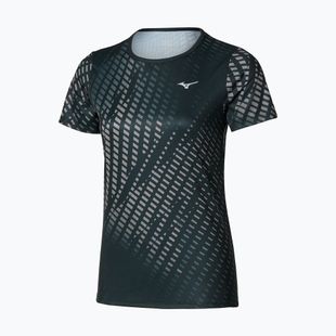 Dámske bežecké tričko Mizuno Core Graphic Tee black/gray