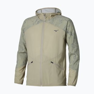 Pánska bežecká bunda Mizuno Active Alpha Hooded elm